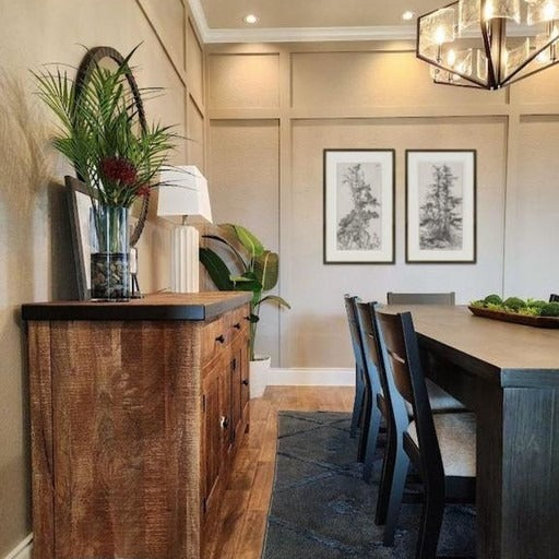 Black Upholstered Dining Chair