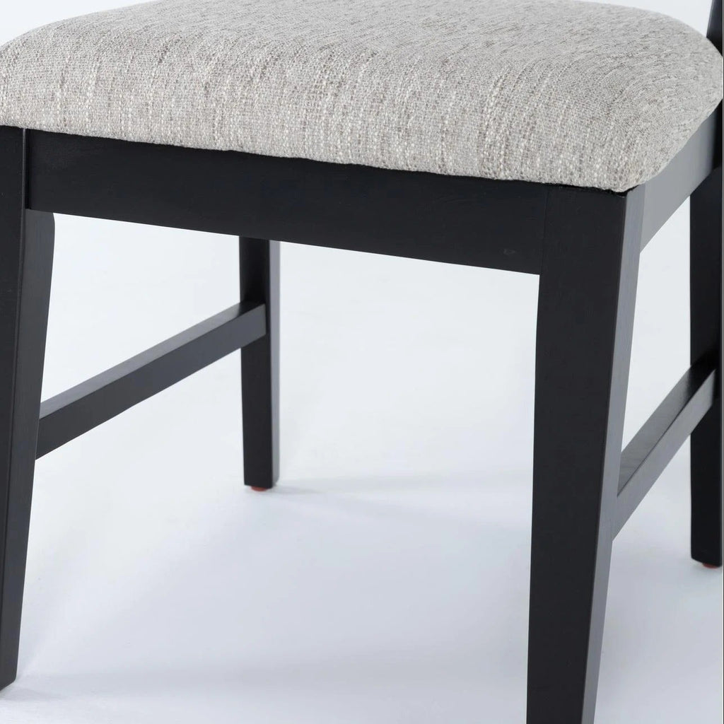 Black Upholstered Dining Chair