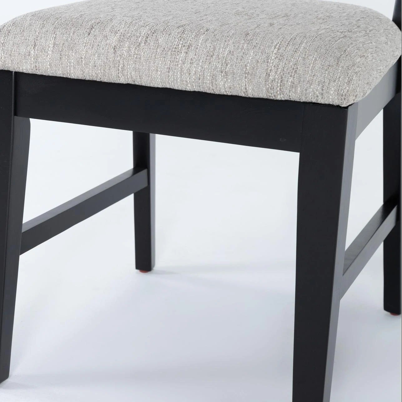 Black Upholstered Dining Chair