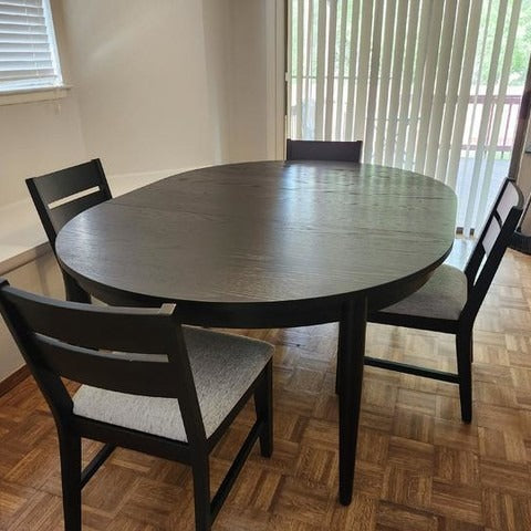 Black Upholstered Dining Chair