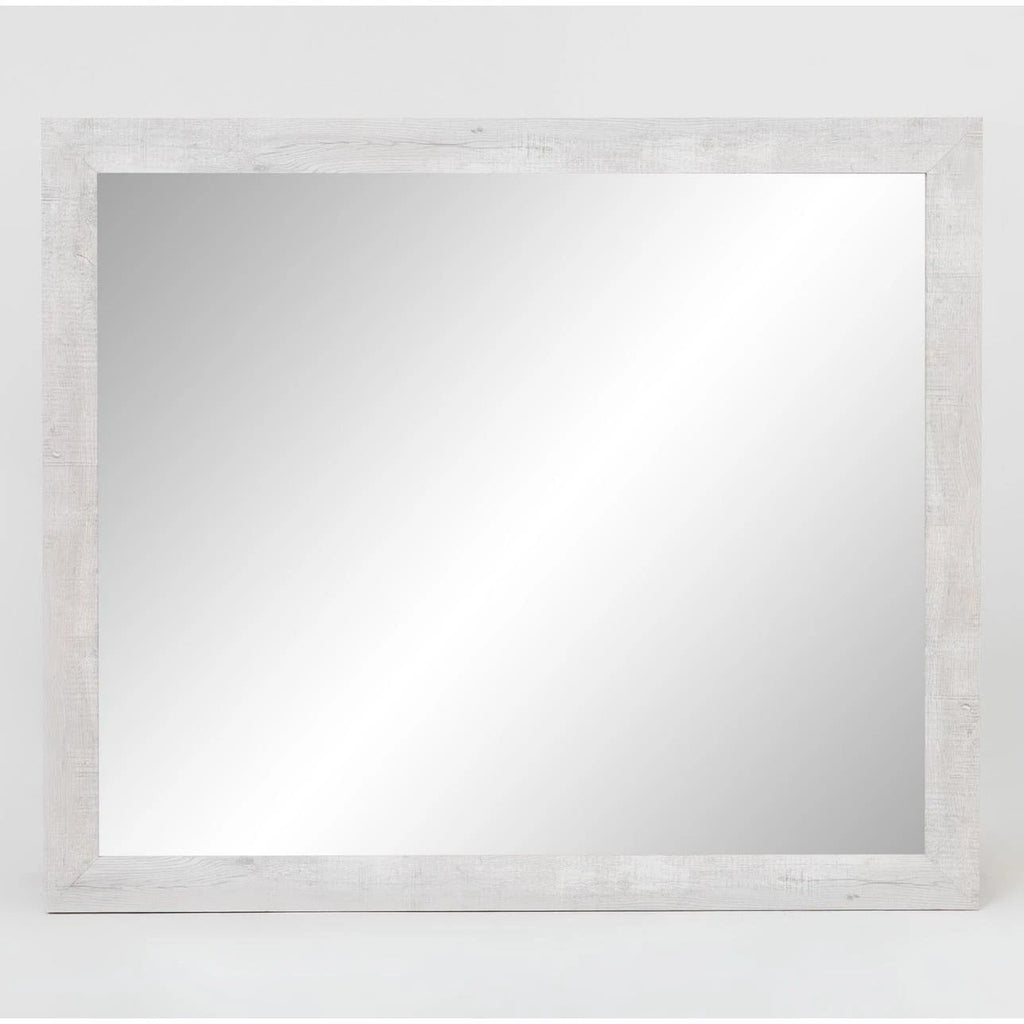 Decorative Mirror With A Wooden Frame