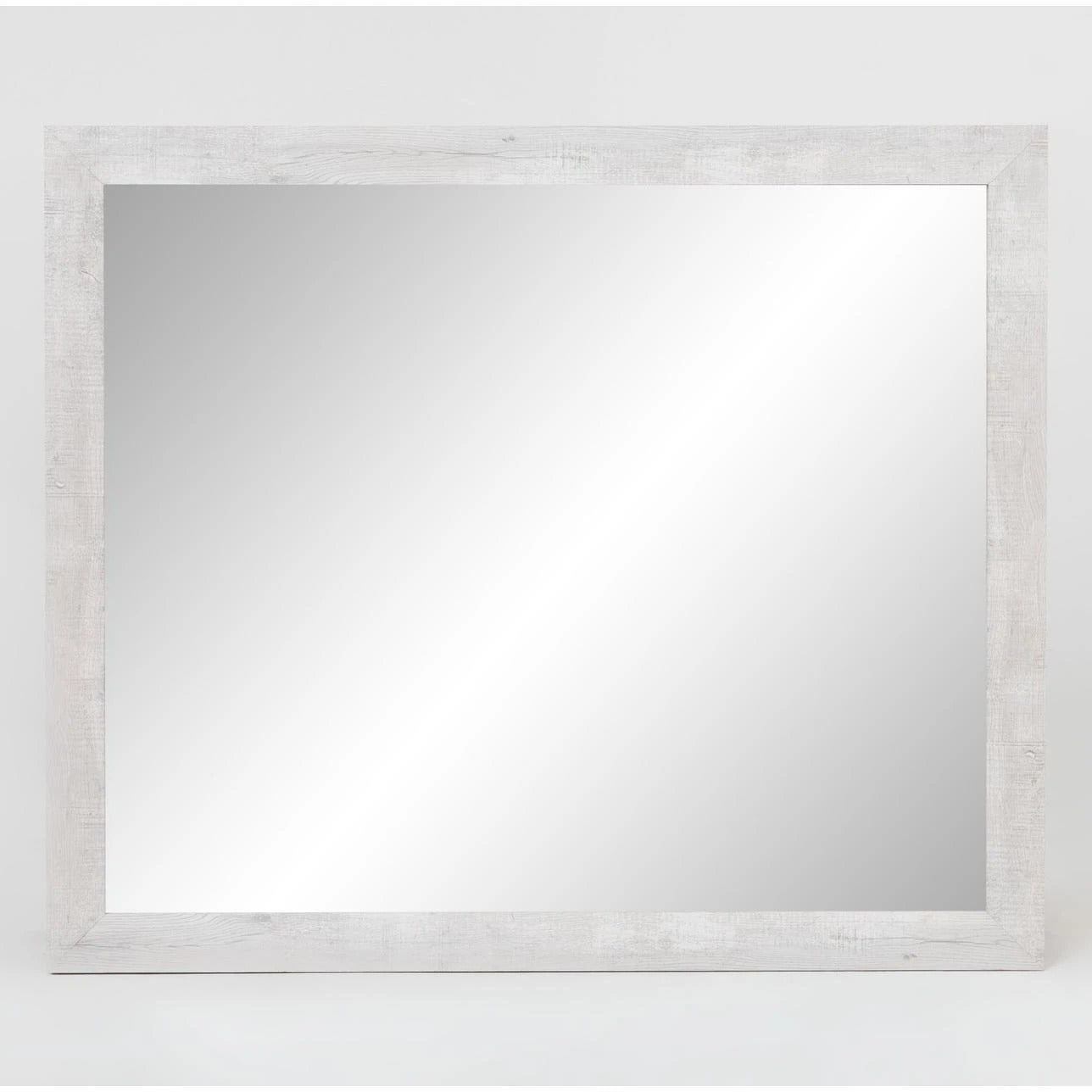 Decorative Mirror With A Wooden Frame