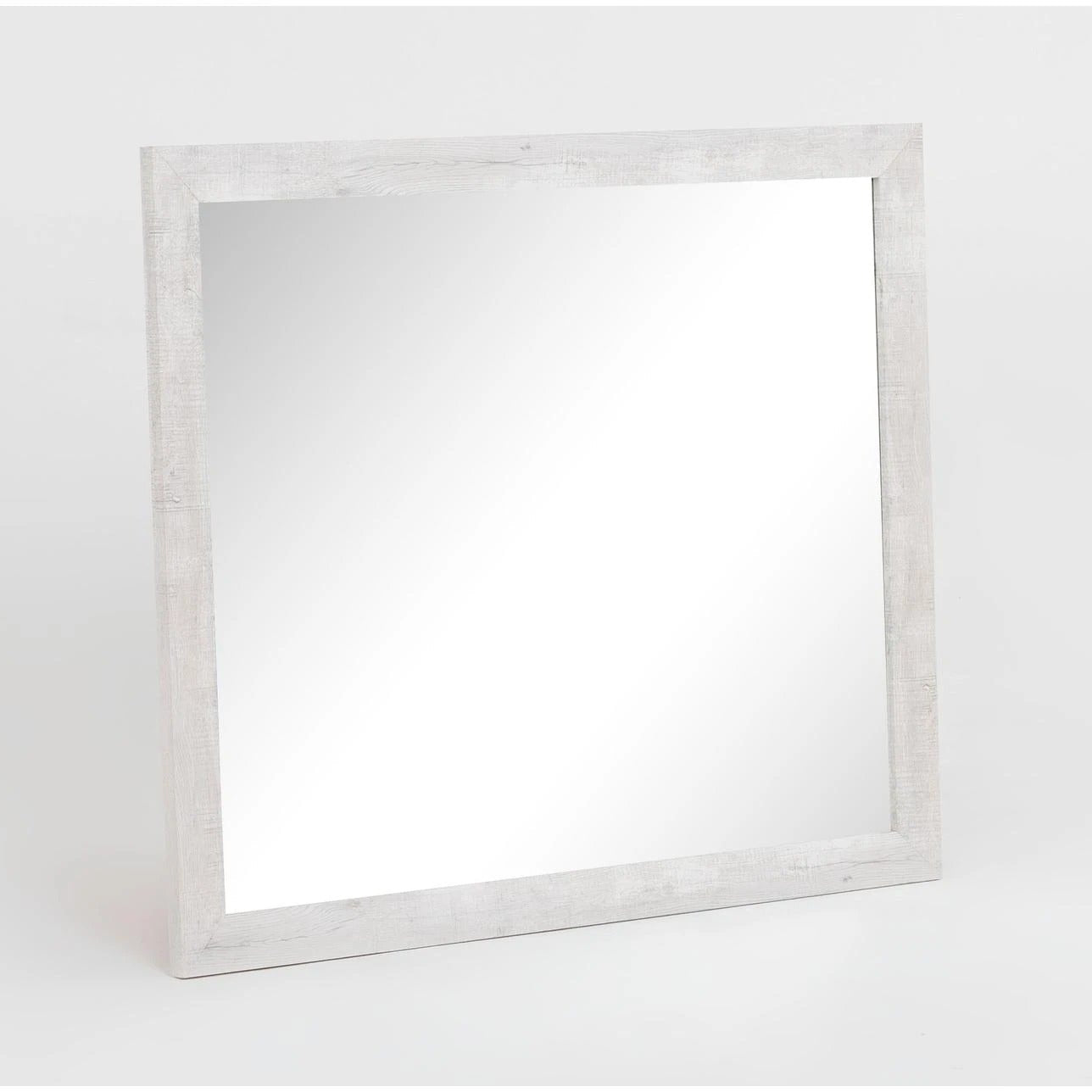 Decorative Mirror With A Wooden Frame