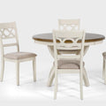 Round Solid Wood Dining Table Set