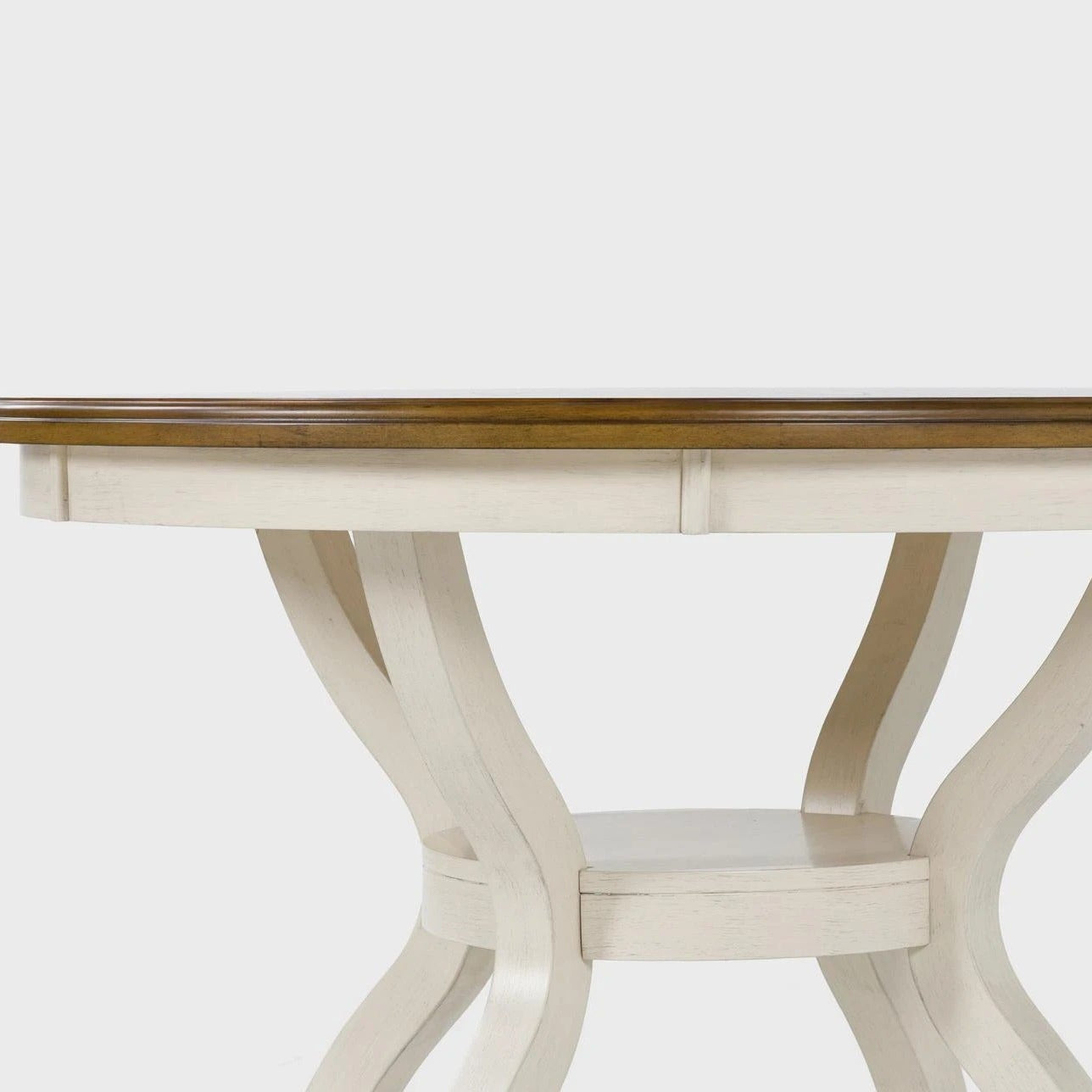 Round Solid Wood Dining Table Set