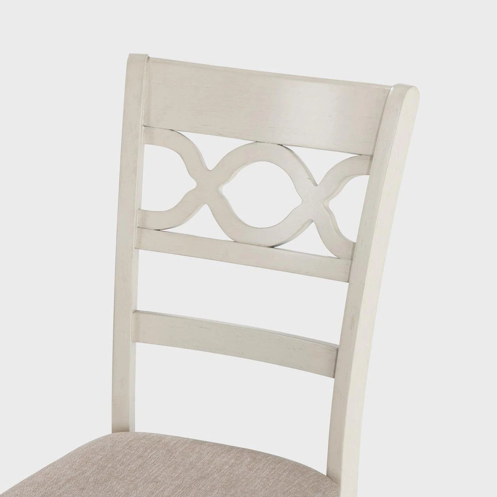 Round Solid Wood Dining Table Set