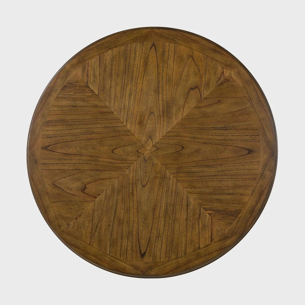 Round Solid Wood Dining Table Set