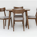 Solid Wood Dining Table And Four Chair Set