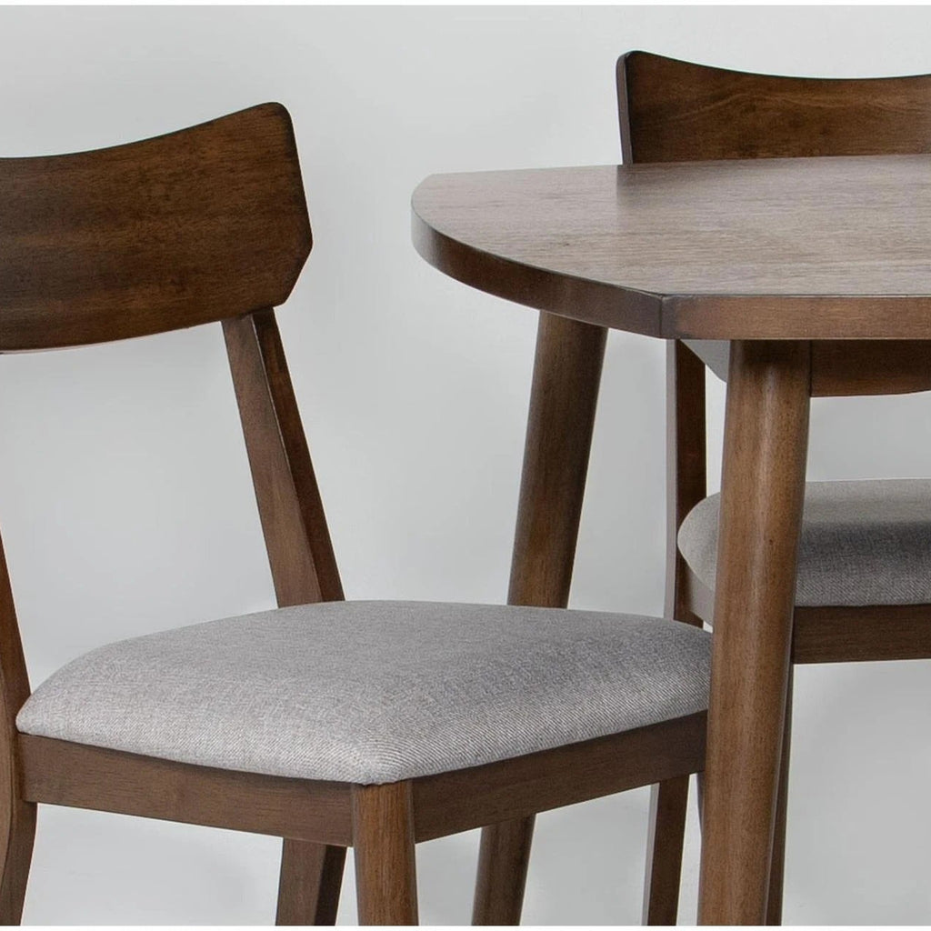 Solid Wood Dining Table And Four Chair Set