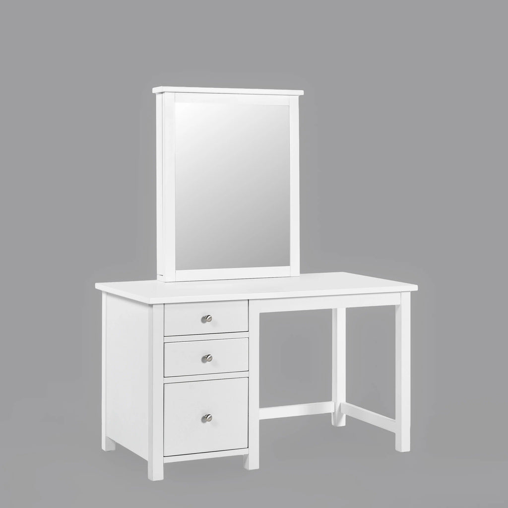 Three Drawer Vanity With Mirror
