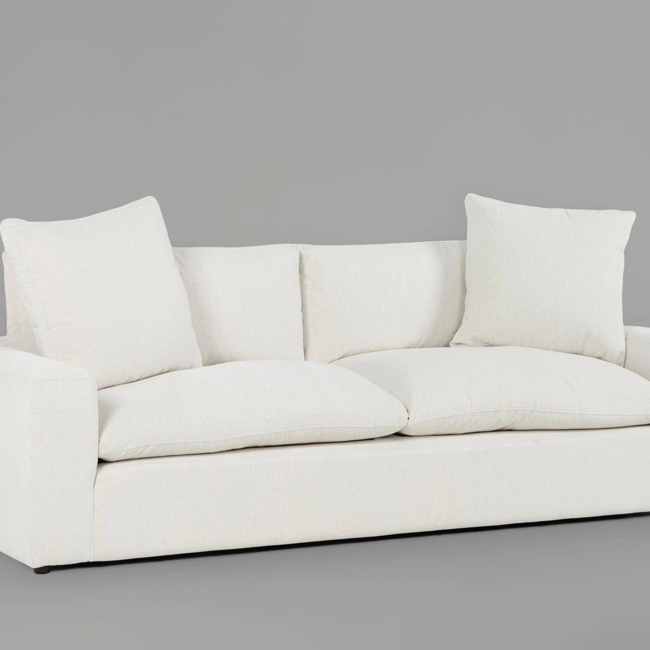 Two Seater Cloud Style Fabric Sofa