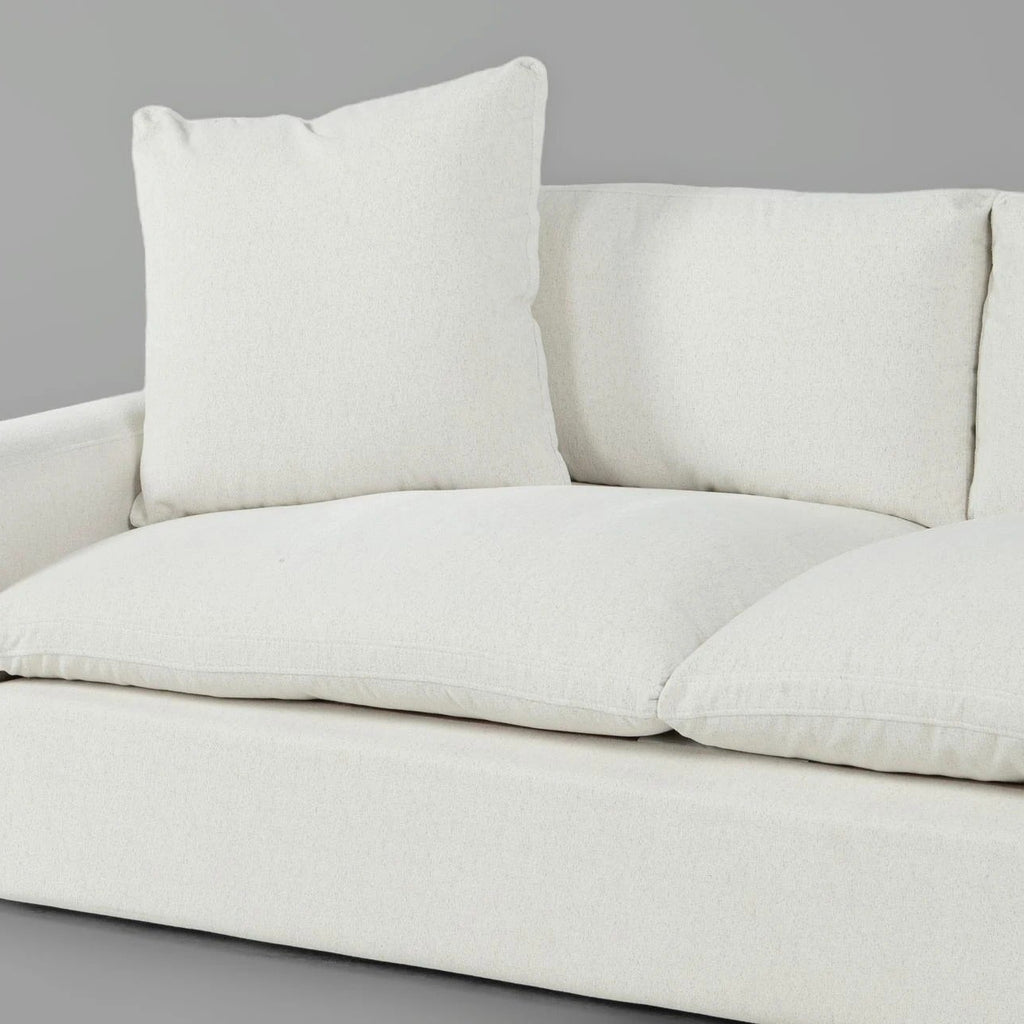 Two Seater Cloud Style Fabric Sofa