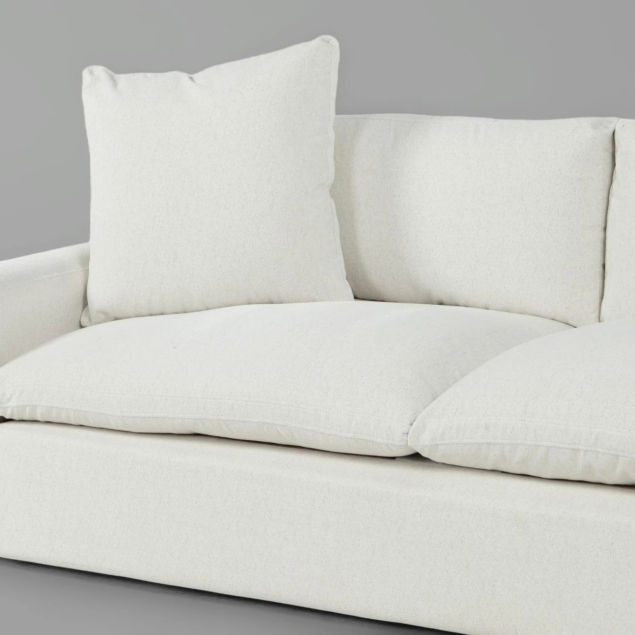 Two Seater Cloud Style Fabric Sofa