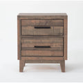 Vintage Style Wood Grain Nightstand