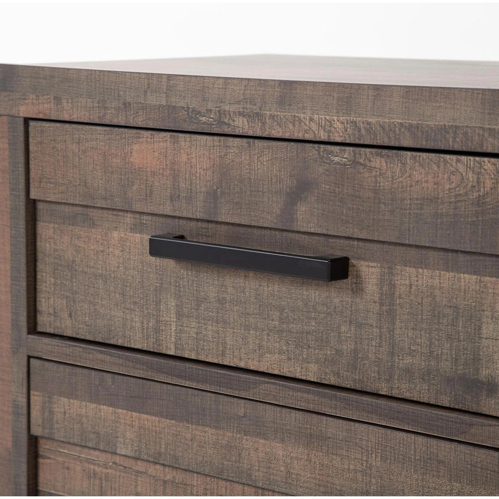 Vintage Style Wood Grain Nightstand
